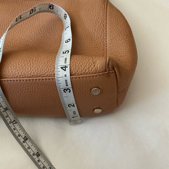 Karl Lagerfeld Pebble Leather Shoulder Bag Silver Strap - Picture 10 of 15